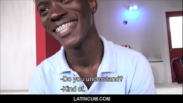 Young Black Amateur Straight Boy With Braces From Jamaica Fucks Gay Latino Filmmaker For Cash POV, straight amateur guys