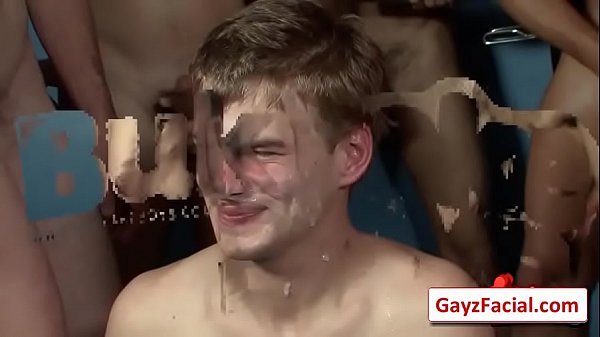 Bukkake Gay Boys – Nasty bareback facial cumshot parties 17