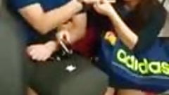 Cham soc ban gai girl friend, real gay young Asian