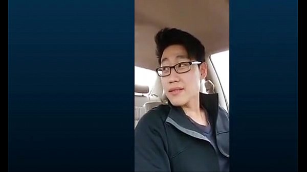 Cute korean guy jerkoff in car, anal gay Asian