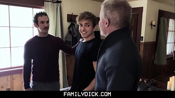 FamilyDick – Stepdad And Step Grandpa Spitroast A Horny Twink