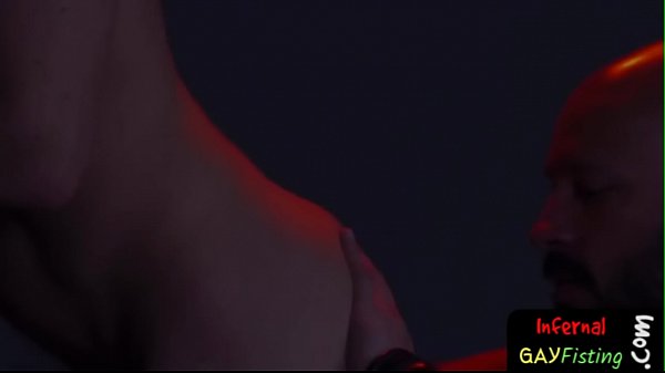 Gay bdsm group enjoy some hardcore fisting