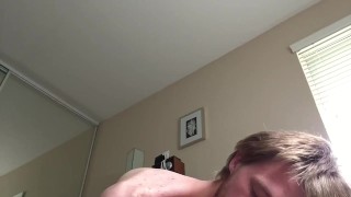 I get filled by an 8 1/2 dick, best Bareback gay sex