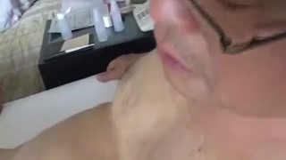 Japanese daddy chub fuck