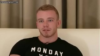 The young (23 years old) czech redhead/ginger Boris Lang (aka Rob) show the big white butt/ass muscle as the hot firemen in The Casting Room (preview) thecastingroom.com
