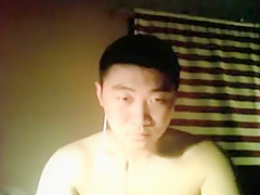 Chinese Handsome Twink Handjob