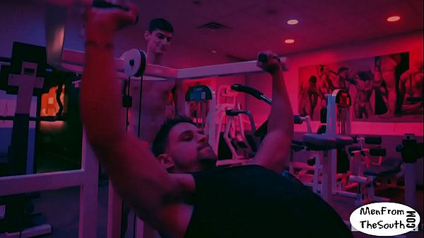 Gym jocks from the south ass fucking