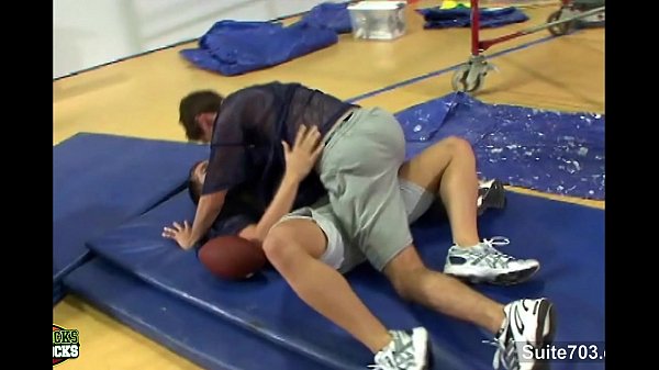 Sporty jocks fucking their asses