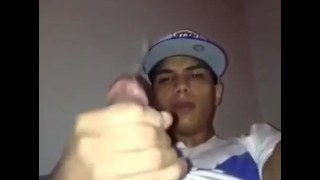 Very Short Film Of A Cute Guy Cumming