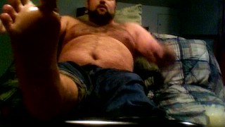 Bear Feet Fetish: Oily Soles and Toes