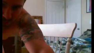 Cub Plays With His Hole