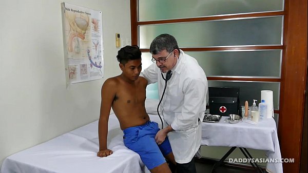 Dr Daddy Bareback Fucks Asian Boy Josh, hot Asian gay sex