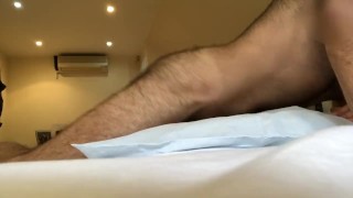 Fucking my pillow and moaning til I cum hard