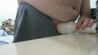 Hot as Fuck Bear Fucks Fleshlight