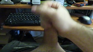 Jerking off feels good