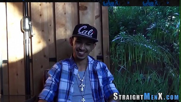 Straighty jerks big cock