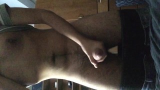 Big cum load in my dorm