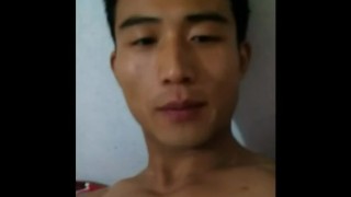 chinese handsome hunk jerk off, young young Asian gay porn