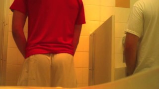 College Jock Can’t Keep Hands of Cock