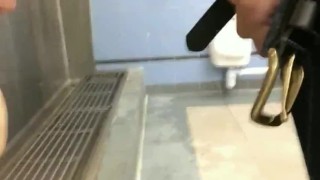 fit sub pissing/drinking piss in public toilet – Athleticpisspig 4 / 户外淋尿吃精, young Asian gay movies