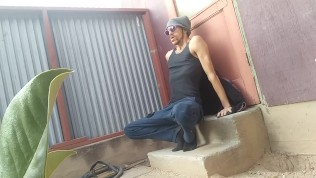 Homeless Guy Slams & Strokes His Big Cock Outside in Alley – Caught on Cam!, best amateur gay porn sites