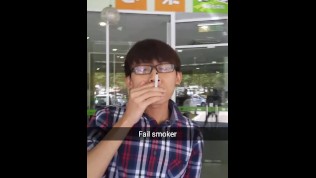 Hot smoking, Asian straight gay porn