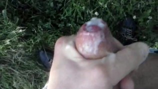 HOTXPERIENCE ® Wild Outdoor Masturbation With Massive Cumshot, homemade gay tube