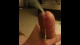 MASSIVE cumshot skinny guy big dick, amateur homemade gay sex