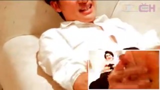 there are a cute ticklish Japanese boy