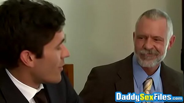Daddy Allen Silver and hunk Dale Cooper jerk off and cum