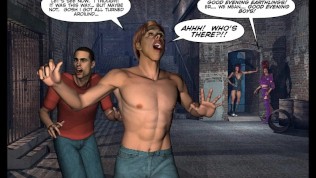 DRAG QUEENS FROM OUTER SPACE Scifi 3D Gay Toon Anime Comics Cartoon Art