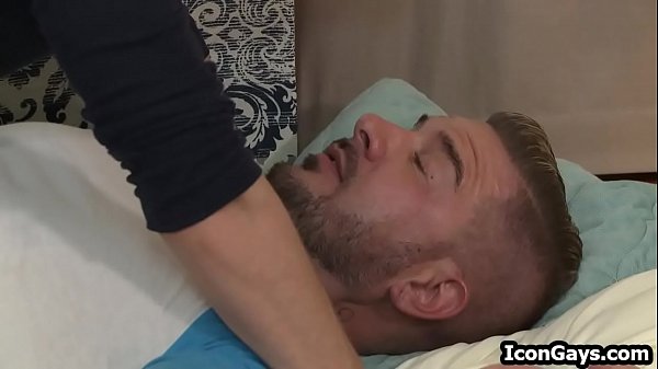 Gay step son seducing and fucking his daddy