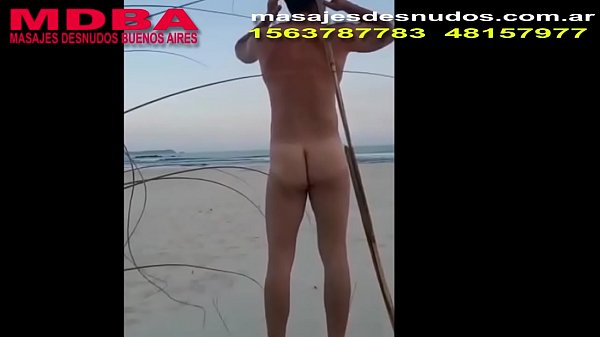 CLIENT IN NUDE BEACH AND GYM SEX by Nude Massage