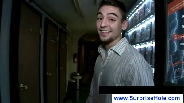 Gay eats load of anonymous sperm