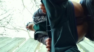 Public bareback quickie and cum inside twink, Bareback gay porn sites