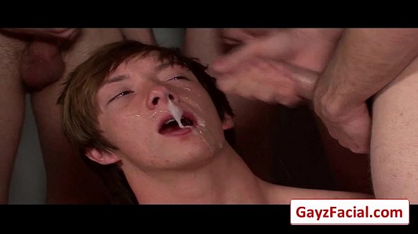 Bukkake Boys – Gay Hardcore Sex from www.GayzFacial.com 23
