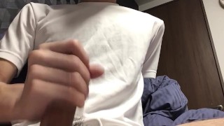 【個人撮影】男子学生がオナニー【素人】Japanese teen boy’s masturbation