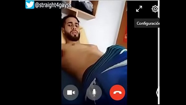Straight boy show his cock on facebook