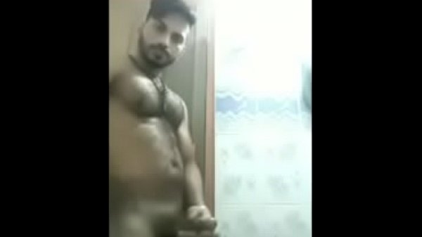 Desi Indian male model hunk mastarbating