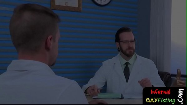 Horny gay stud gets his ass fisted