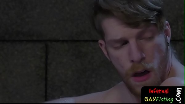 Horny twink gets his ass fisted and loves it