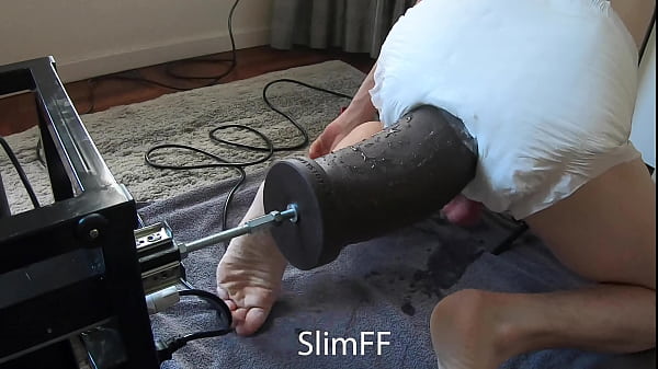 Machine Pounding of my diapered butt