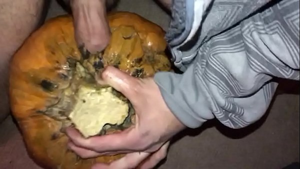 Me fucking a rotting pumpkin pt2