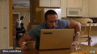 Men.com – (Cliff Jensen, Damien Kyle, Myles Landon) – Coffee Time – Drill My Hole – Trailer preview