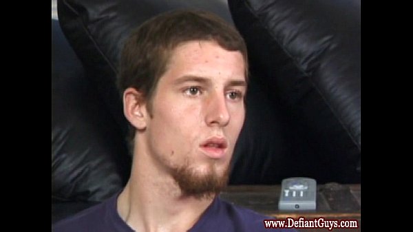 Straight twink get horny watching movie