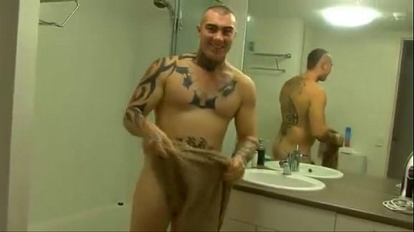 Tattooed Guy With Mohawk Massaged