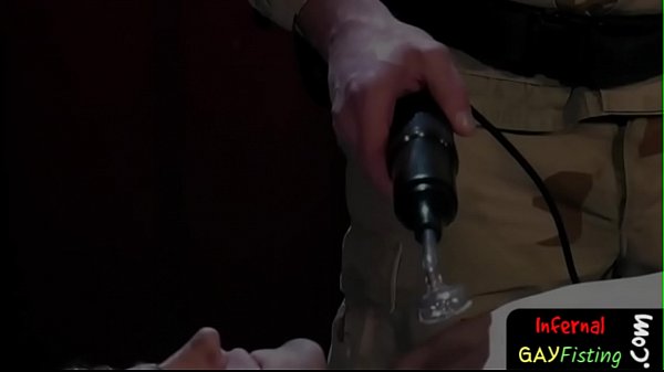 Twink gets a stick up his ass by army gay