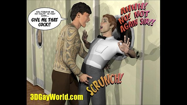 PLEASING GAY CUSTOMER 3D Cartoon Comic Anime Hentai Story